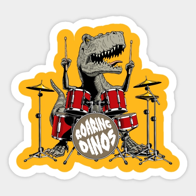 Roaring Dinos Sticker by WorldDinosaurs